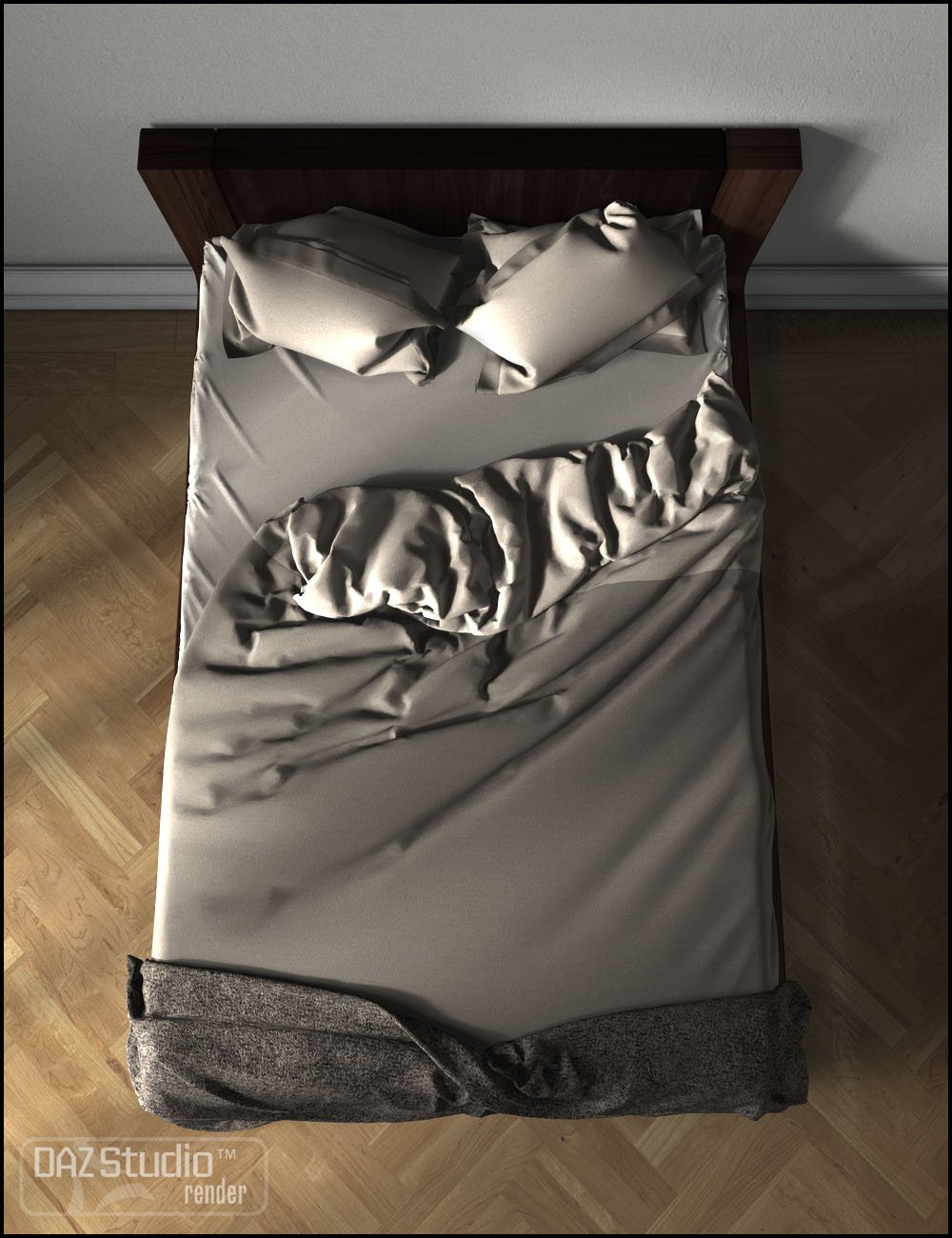 Modern Bed 1 Modern Bed 1 by: Jack Tomalin, 3D Models by Daz 3D