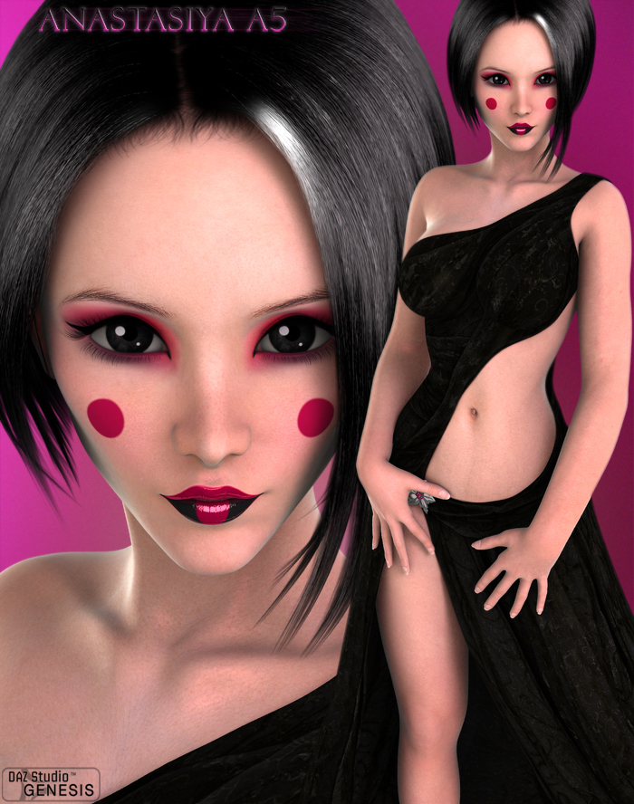 Anastasiya for A5 by: Morris, 3D Models by Daz 3D