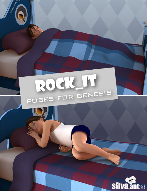 Rock_it Poses for Genesis by: SilvaAnt3d, 3D Models by Daz 3D