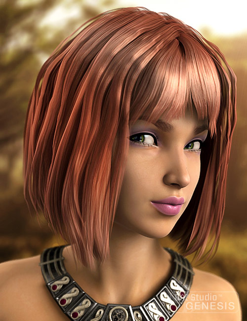 Little Melody Hair by: SWAM, 3D Models by Daz 3D