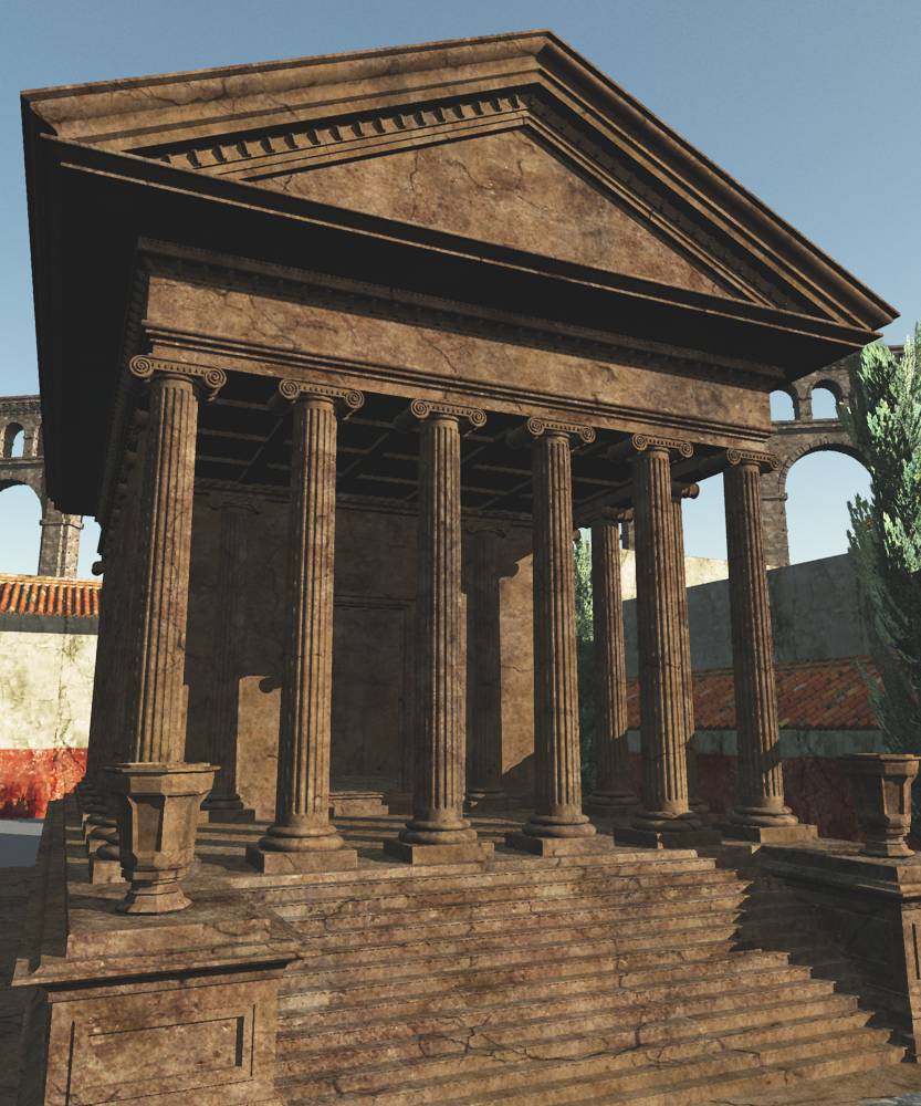 Roman Temple by: Cornucopia3D, 3D Models by Daz 3D