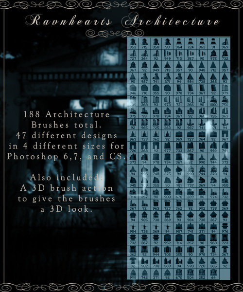 Architecture Brush Kit by: Ravnheart, 3D Models by Daz 3D