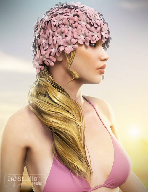 Swim Cap Hair Swim Cap Hair by: goldtassel, 3D Models by Daz 3D