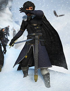 Night Guard for Genesis Male by: Ravenhair, 3D Models by Daz 3D