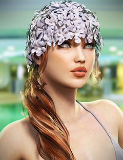 Swim Cap Hair for Genesis by: goldtassel, 3D Models by Daz 3D
