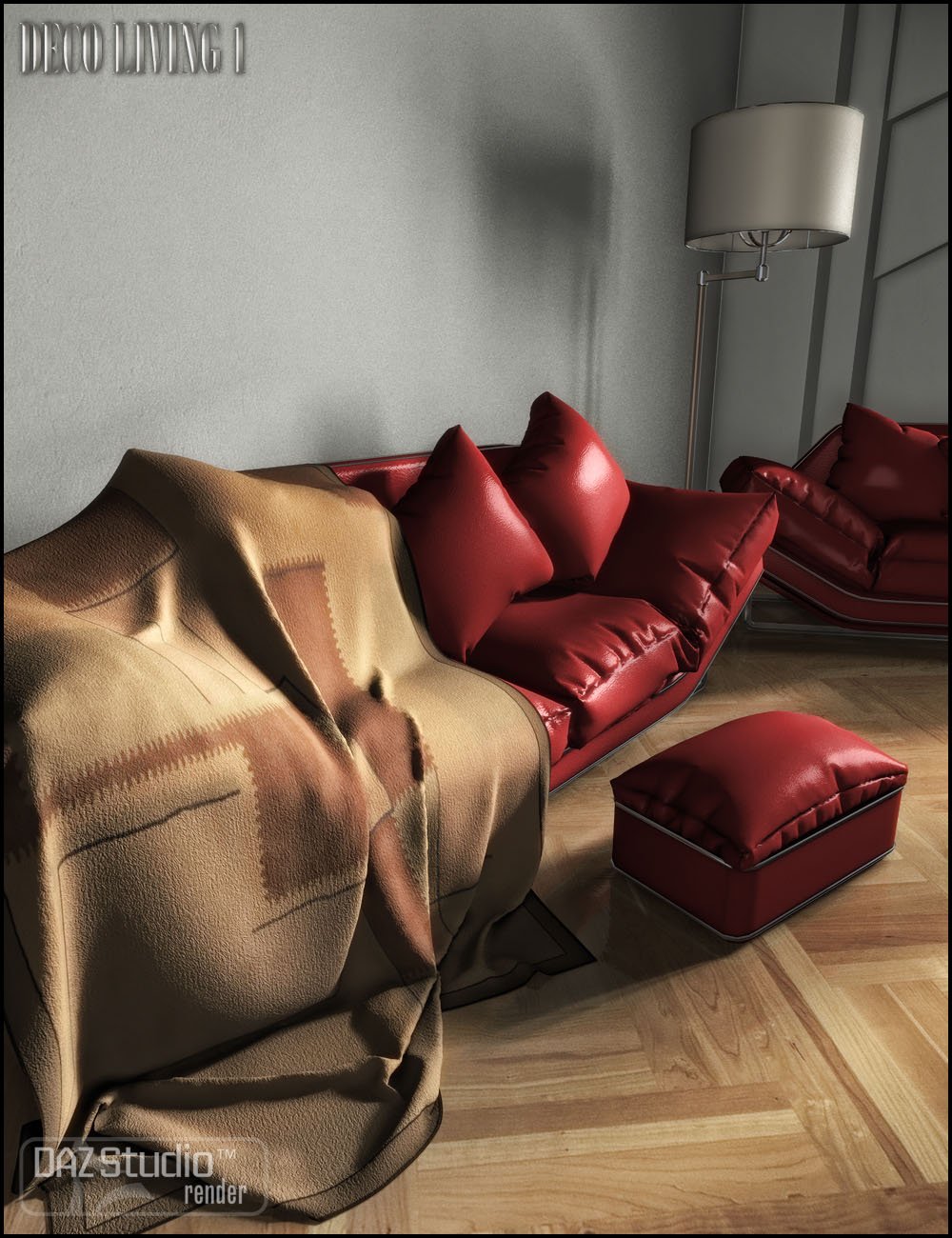 Deco Living 1 by: Jack Tomalin, 3D Models by Daz 3D