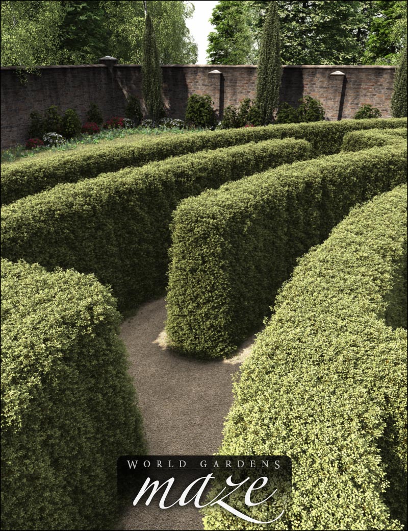 World Gardens Maze World Gardens Maze by: HowieFarkes, 3D Models by Daz 3D
