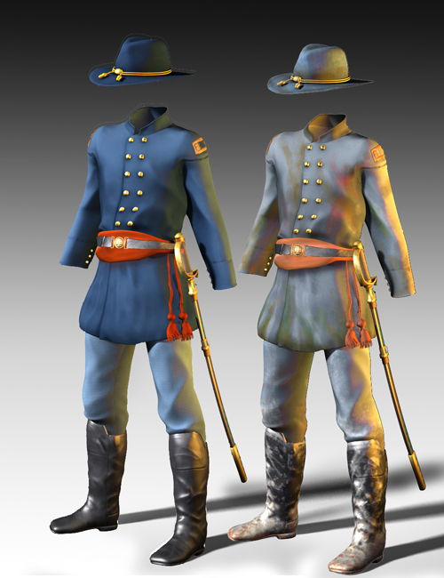 Shenandoah: Officer by: Meshitup, 3D Models by Daz 3D