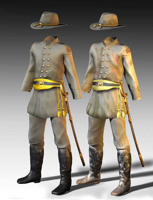 Shenandoah: Officer by: Meshitup, 3D Models by Daz 3D