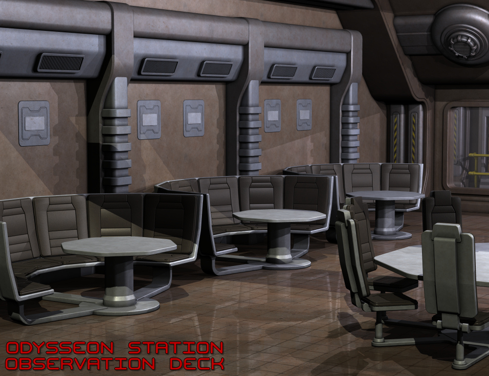 Odysseon Station Observation Deck by: Nightshift3D, 3D Models by Daz 3D