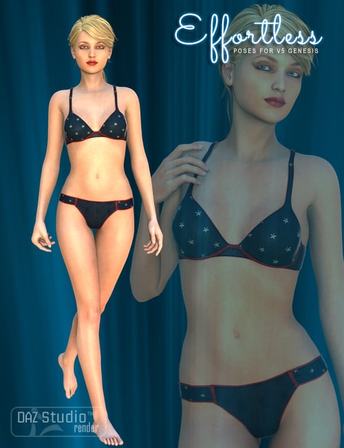 Effortless V5 Poses by: ironman13, 3D Models by Daz 3D