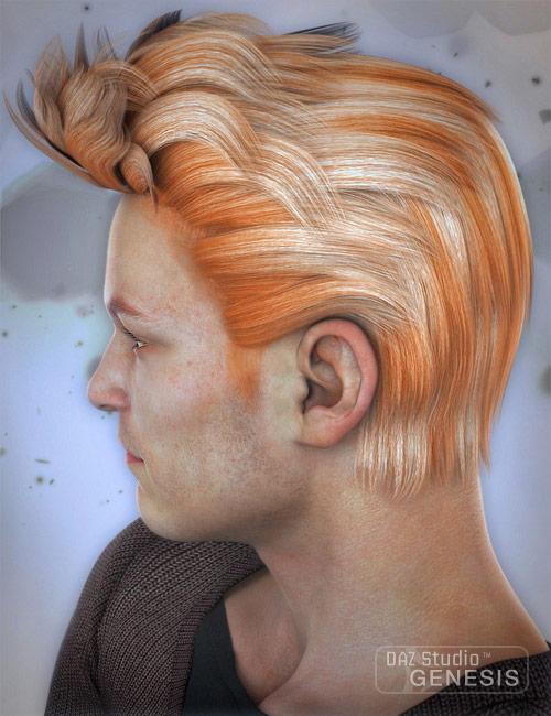 Pure Hair: Rock n' Roll Pure Hair: Rock n' Roll by: , 3D Models by Daz 3D