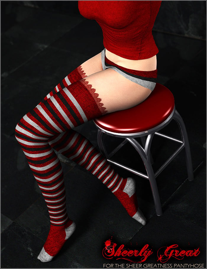 Sheerly Great for the Sheer Greatness Pantyhose by: ForbiddenWhispers, 3D Models by Daz 3D