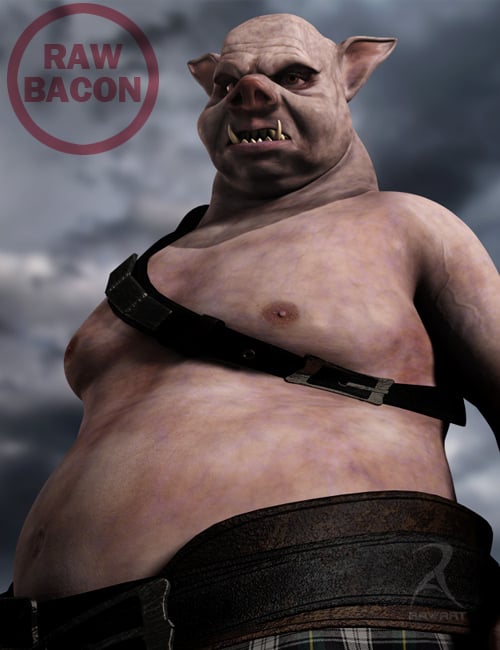 Raw Bacon by: RawArt, 3D Models by Daz 3D