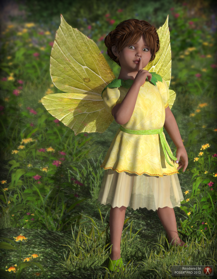 Fairy Girl for K4 by: esha, 3D Models by Daz 3D