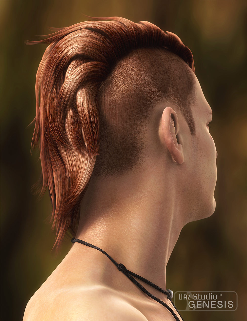 Pure Hair: Punk by: , 3D Models by Daz 3D