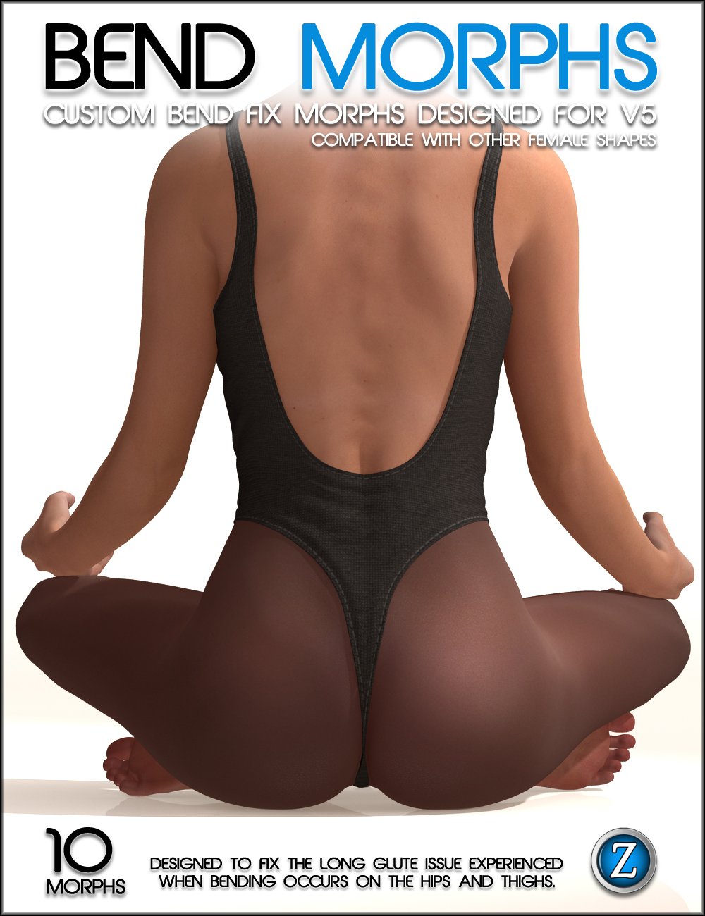 Bend Morphs For Genesis V5 by: Zev0, 3D Models by Daz 3D