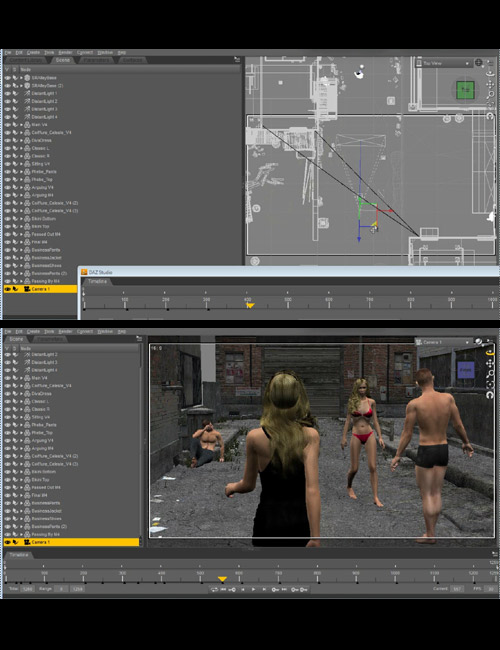 Making Of 'Walk The Talk' DS Animation by: Dreamlight, 3D Models by Daz 3D