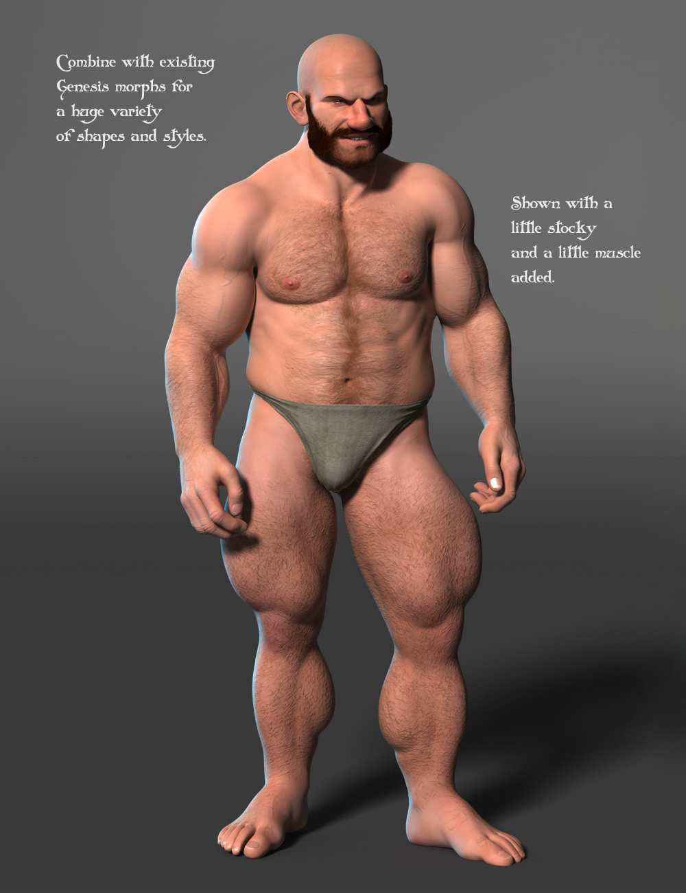 Dwarf for Genesis by: GhostofMacbeth, 3D Models by Daz 3D