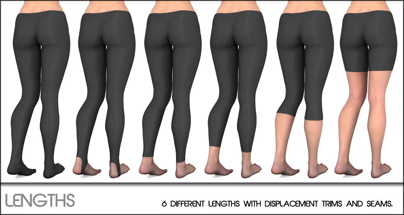 Sheer Leggings for Sheer Greatness Daz 3D