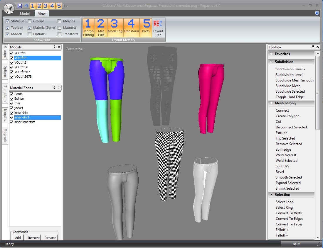Pegasus Modeler 3.0 Upgrade by: MarkcusD, 3D Models by Daz 3D