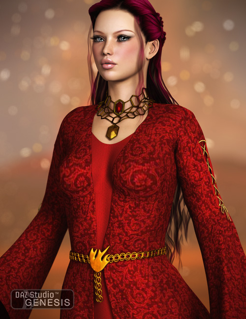 Priestess for Genesis Female by: Ravenhair, 3D Models by Daz 3D