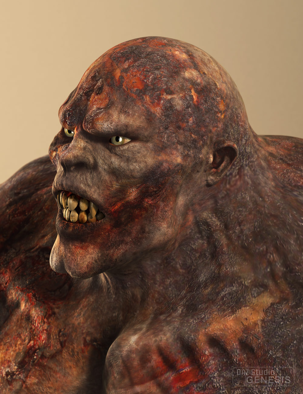 DAZ Monstrosities: Infernal Behemoth by: , 3D Models by Daz 3D
