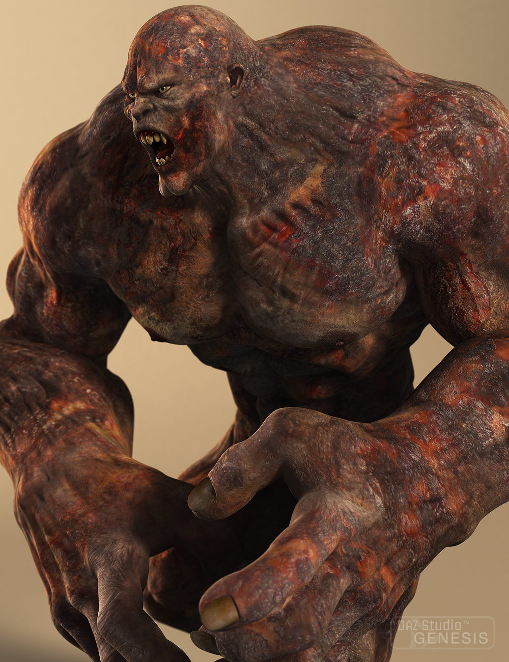 DAZ Monstrosities: Infernal Behemoth by: , 3D Models by Daz 3D