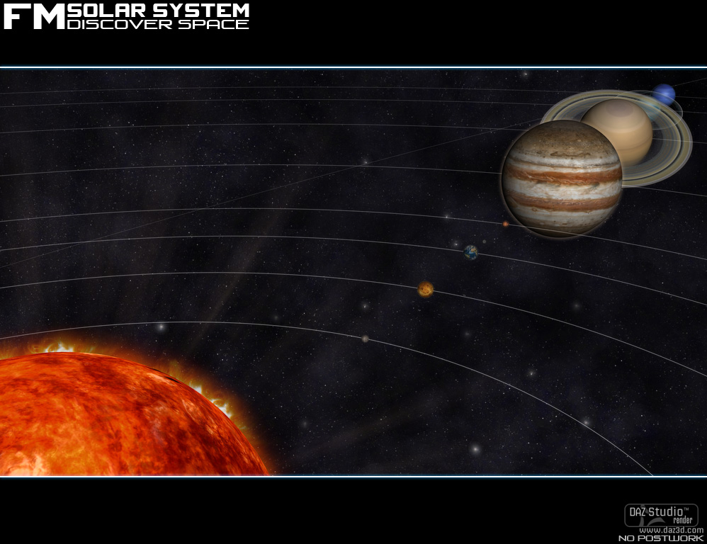 FM Solar System by: Flipmode, 3D Models by Daz 3D