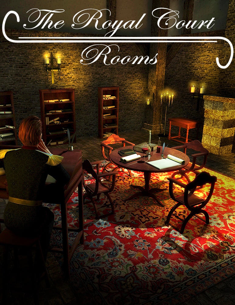 Royal Court Rooms by: ARTCollaborationsNeilV 1, 3D Models by Daz 3D