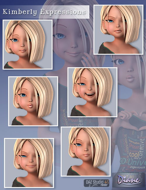 Kimberly Expressions Daz 3d 