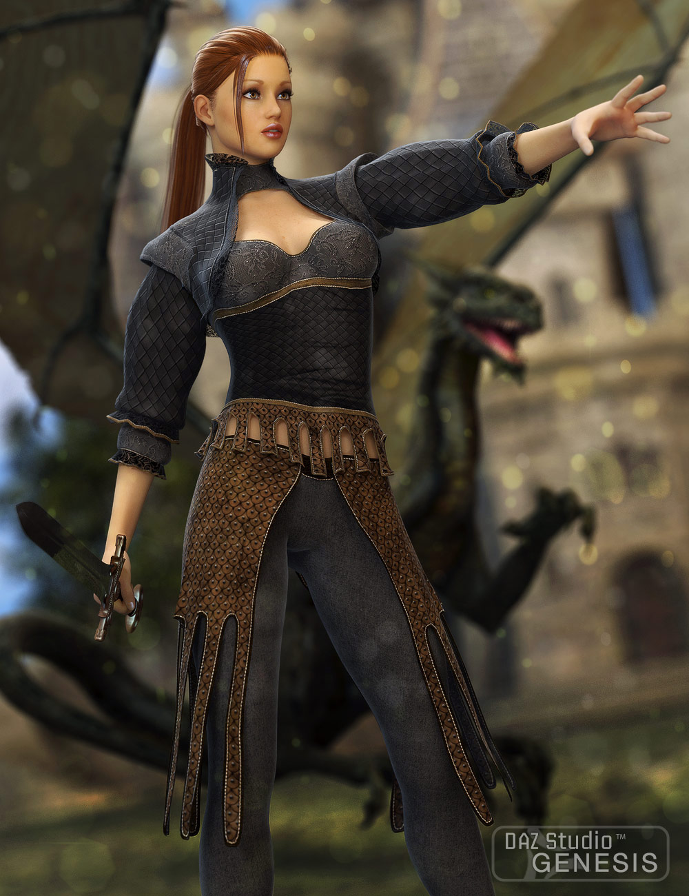 Avalon Adventure Outfit by: SarsaBarbara Brundon, 3D Models by Daz 3D