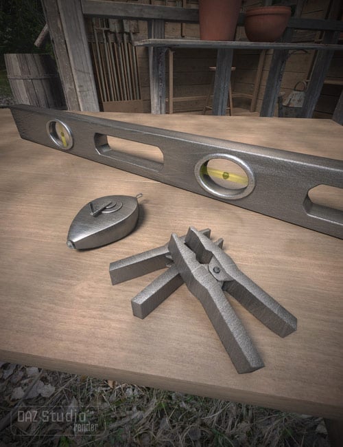Construction Tools Collection Construction Tools Collection by: ARTCollab, 3D Models by Daz 3D