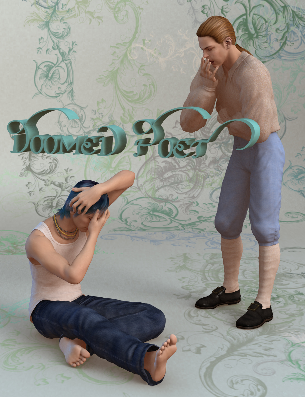 Doomed Poet Poses and Expressions by: Canary3d, 3D Models by Daz 3D