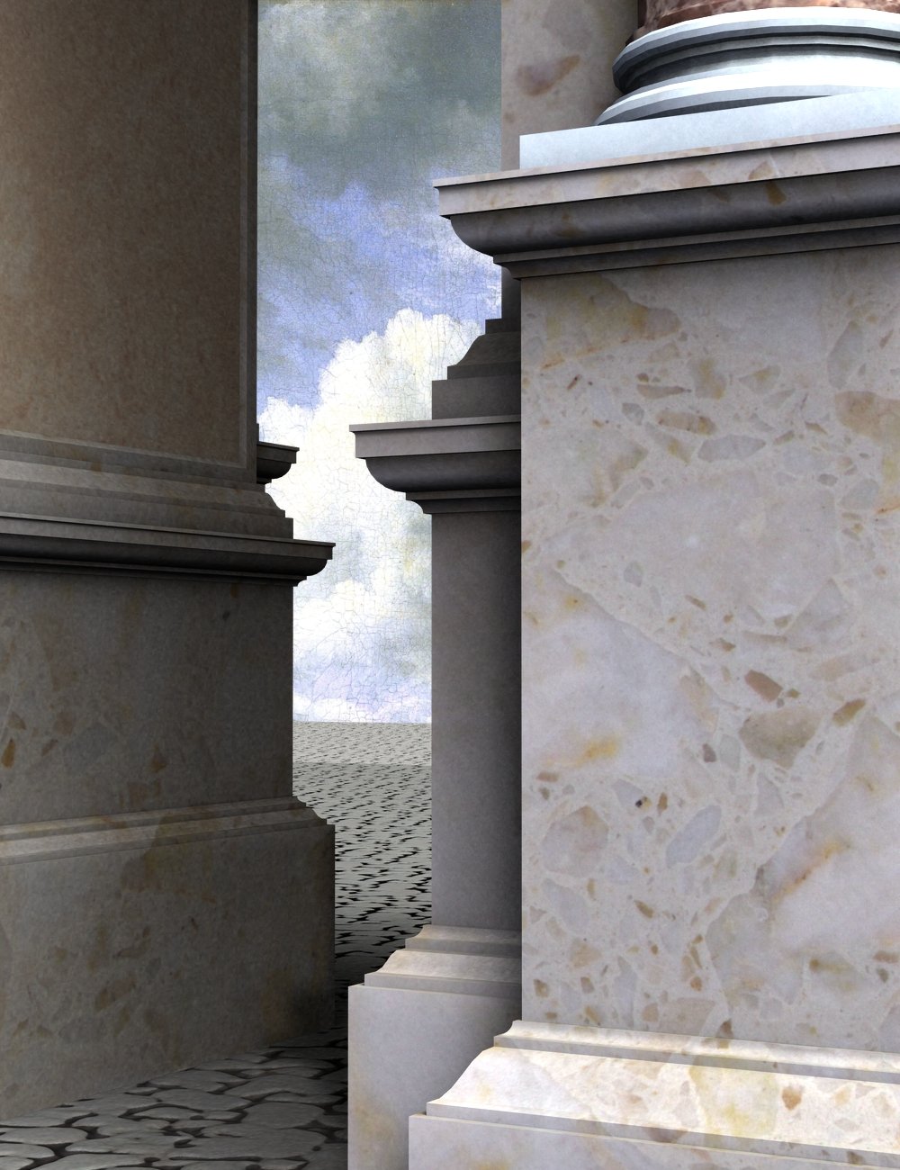 Roman Doric Triumphal Arch by: KRAIG, 3D Models by Daz 3D