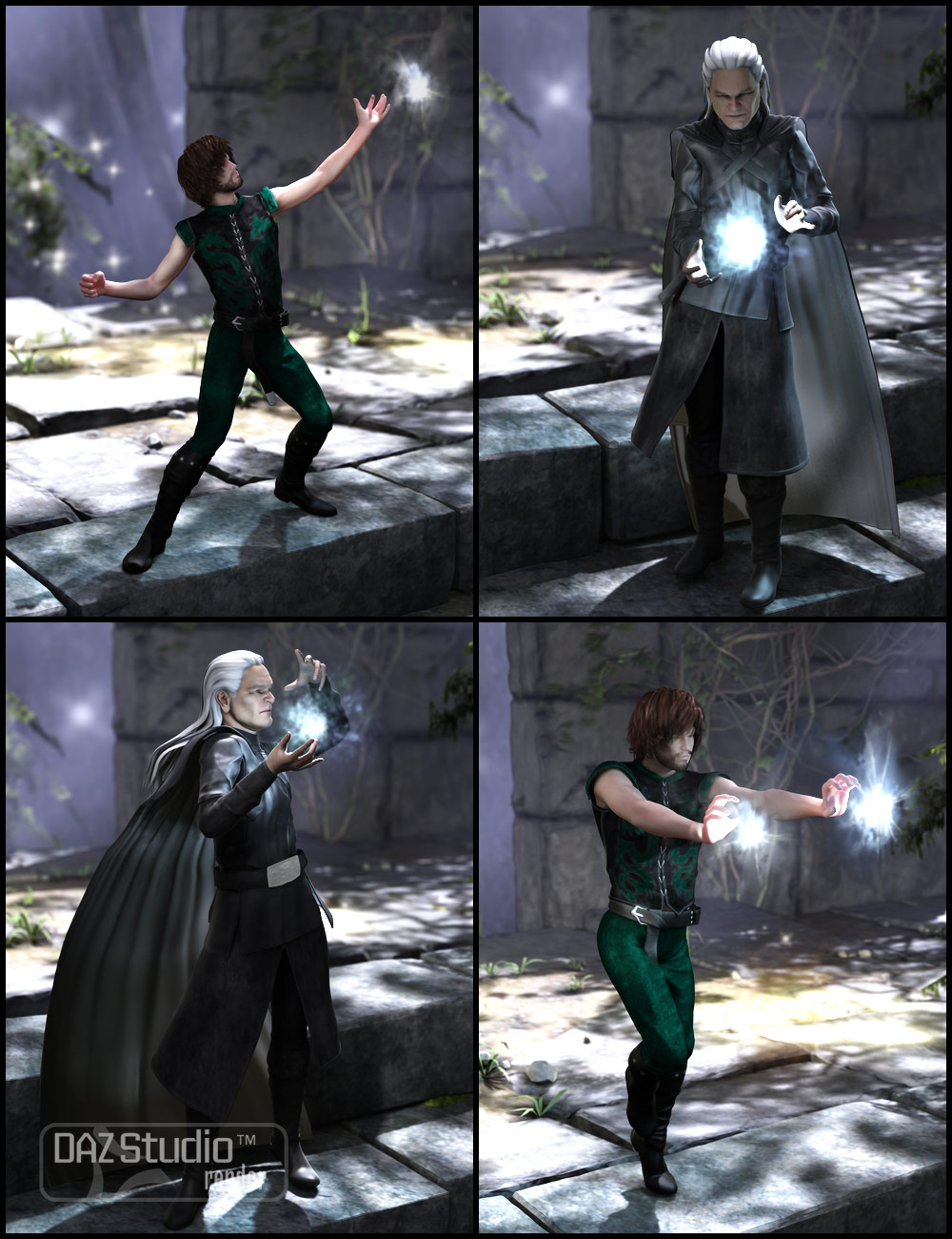 Sorcery Poses for Genesis Sorcery Poses for Genesis by: JGreenlees, 3D Models by Daz 3D