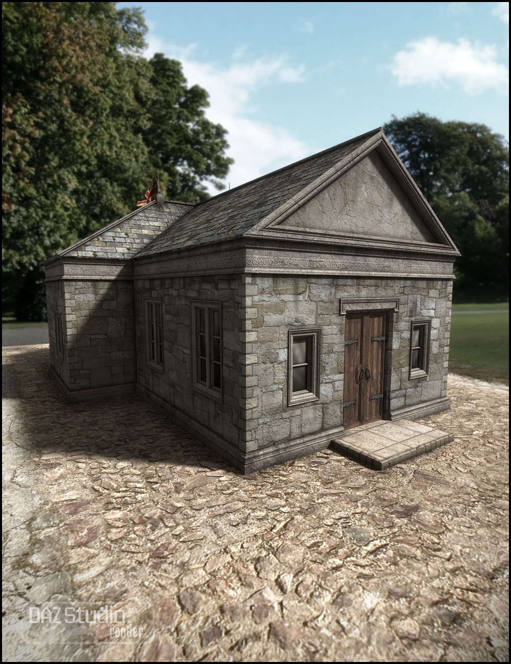 Dubious Town Hall Dubious Town Hall by: Jack Tomalin, 3D Models by Daz 3D