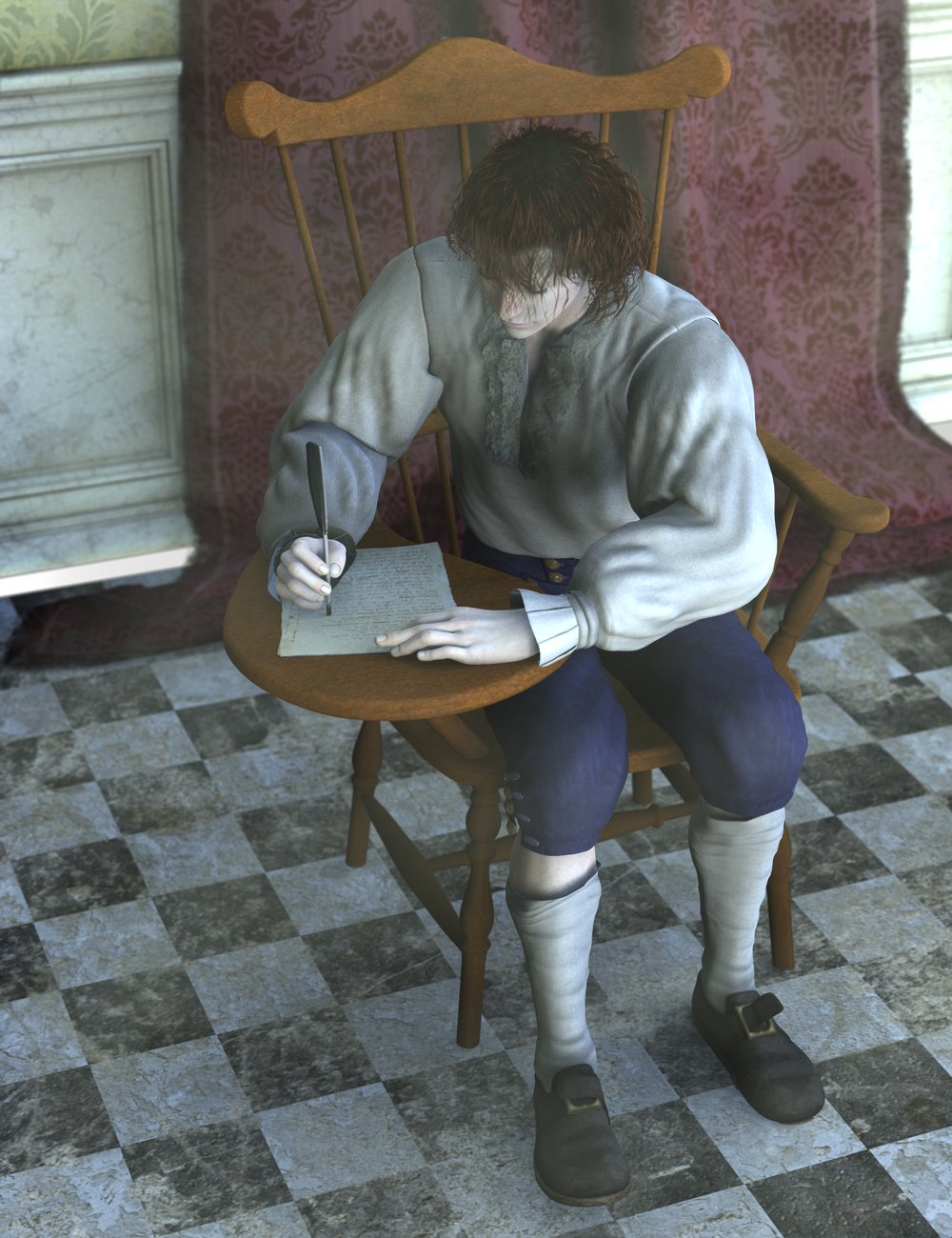 Doomed Poet Clothing Doomed Poet Clothing by: Sickleyield, 3D Models by Daz 3D