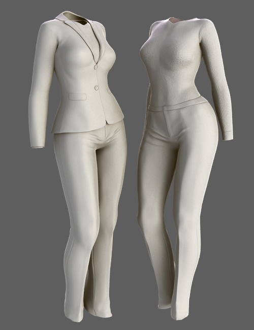 Women's Business Suit by: , 3D Models by Daz 3D
