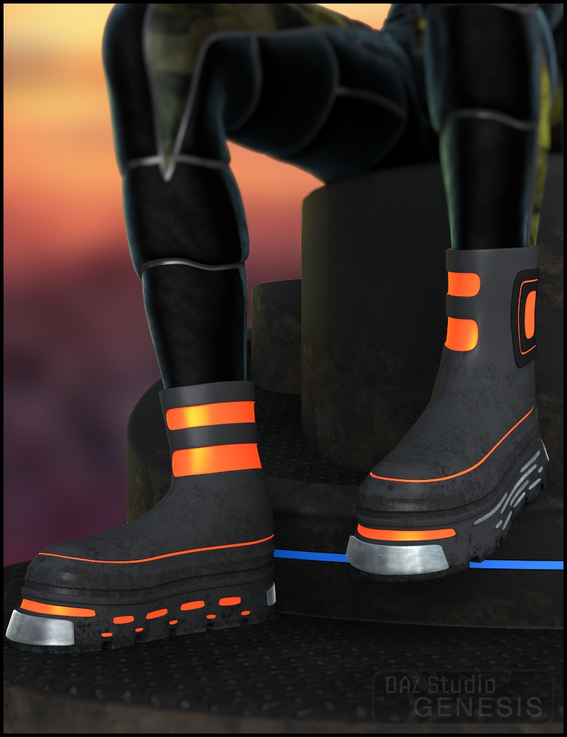 Wicked Footwear 010 by: Xena, 3D Models by Daz 3D