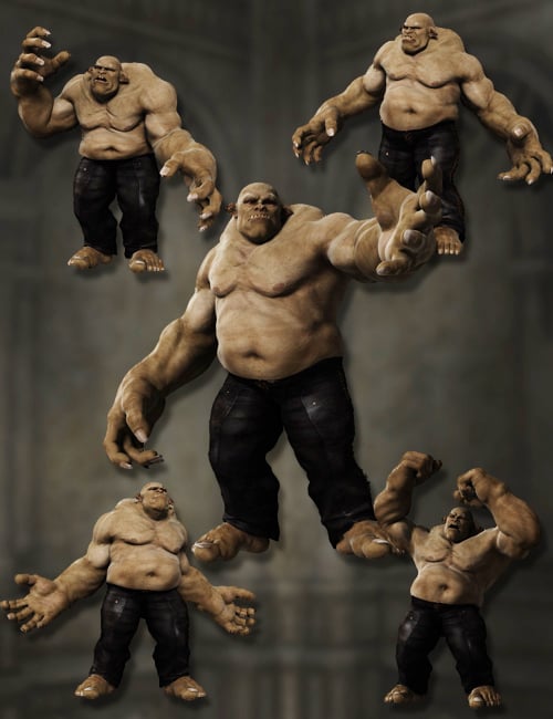 The Big Beasts - Poses The Big Beasts - Poses by: RawArt, 3D Models by Daz 3D