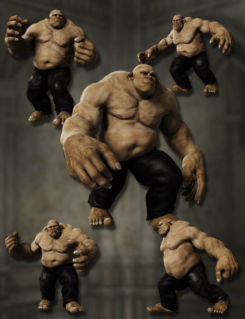 The Big Beasts - Poses by: RawArt, 3D Models by Daz 3D