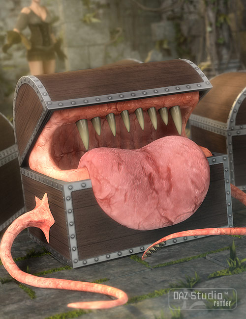 The Treasure Beast by: Valandar, 3D Models by Daz 3D