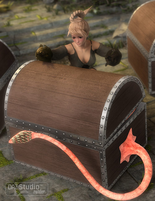 The Treasure Beast The Treasure Beast by: Valandar, 3D Models by Daz 3D