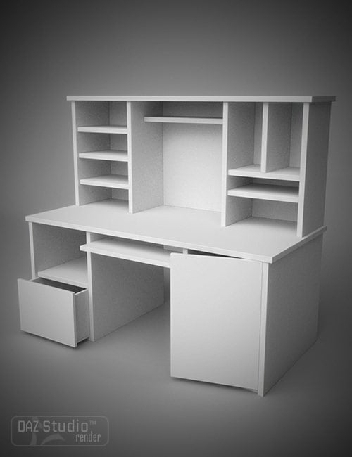 The Desk Collection by: ARTCollab, 3D Models by Daz 3D
