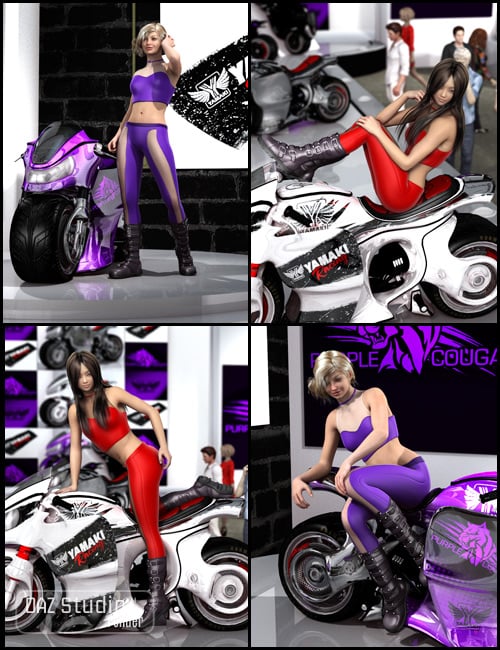 Yamaki Show Poses by: JGreenlees, 3D Models by Daz 3D