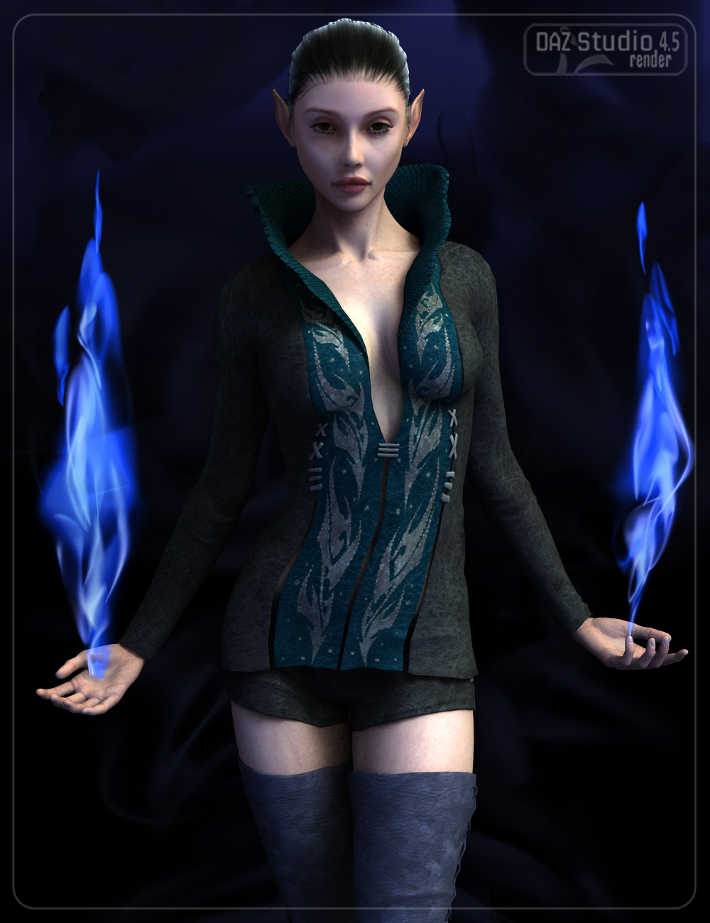 Fire and Smoke for DAZ Studio by: smay, 3D Models by Daz 3D
