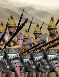 Alexander's Army Action by: Don Albert, 3D Models by Daz 3D