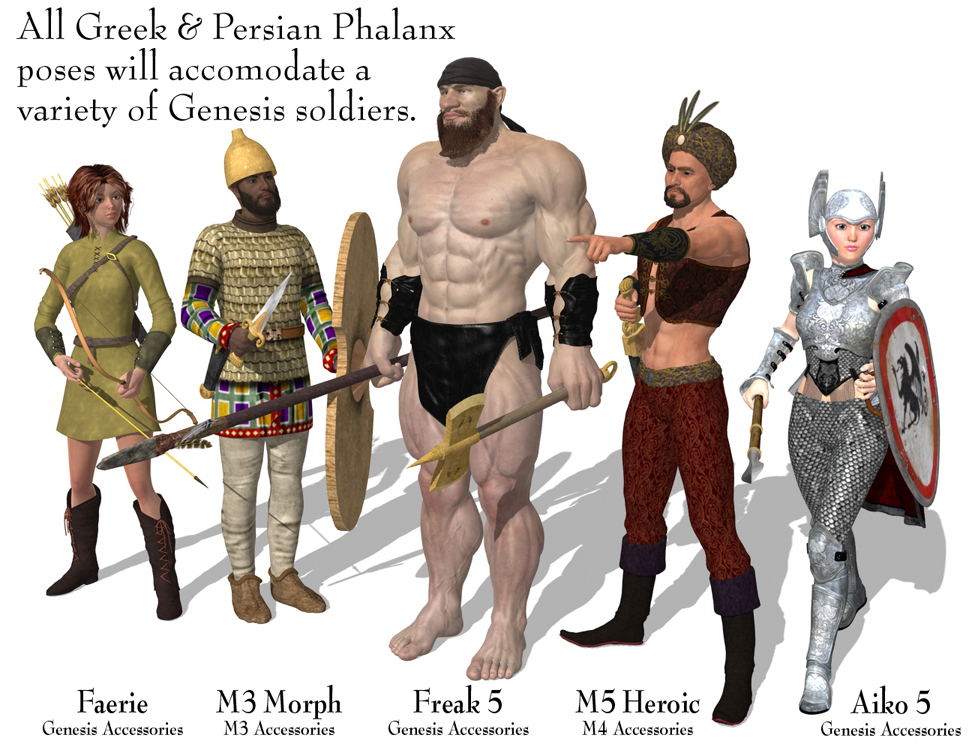 Persian Army Action Persian Army Action by: Don Albert, 3D Models by Daz 3D