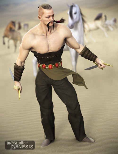 King of the Steppe for Genesis Male by: Ravenhair, 3D Models by Daz 3D